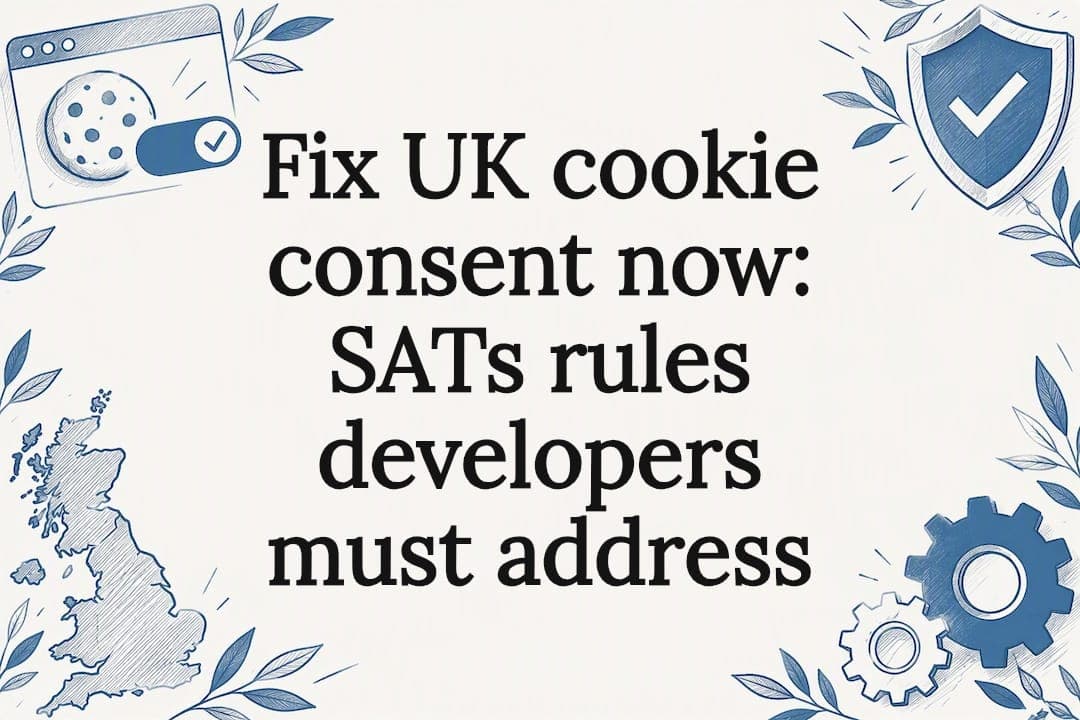 Fix UK cookie consent now: SATs rules developers must address
